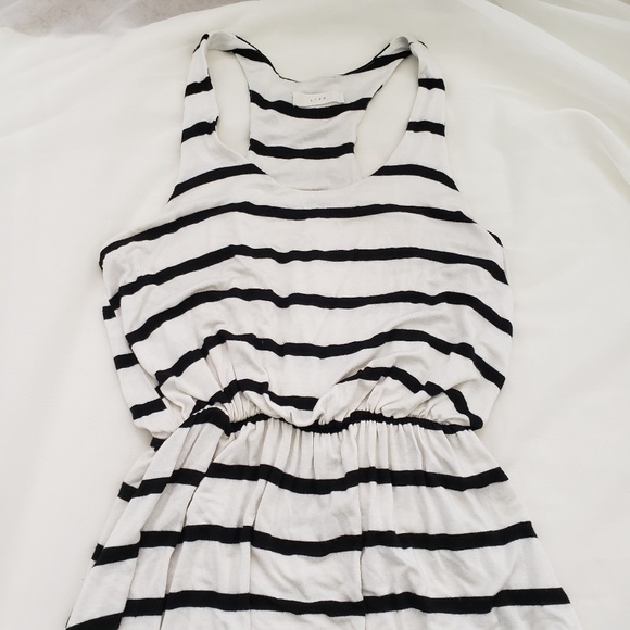 Lush super soft maxi striped dress - Picture 2 of 3